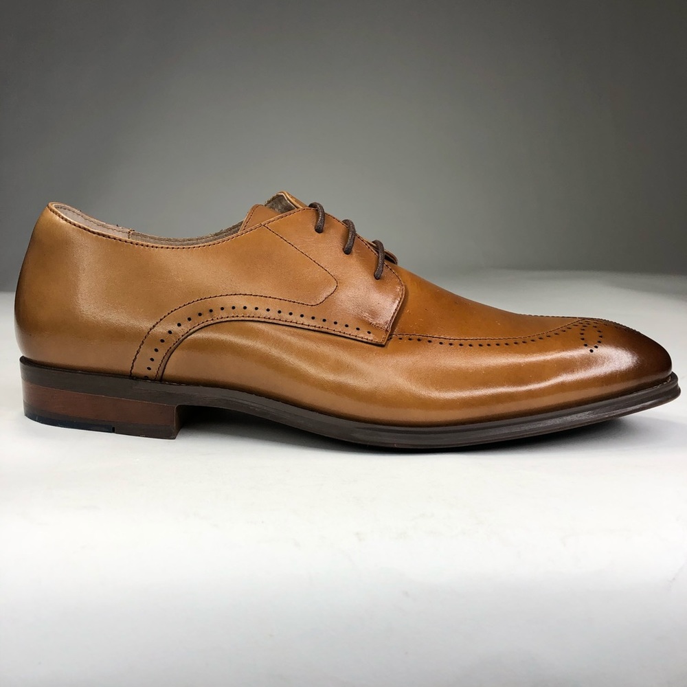 Stacy Adams Ballard Plain Toe Oxford Tan men 10.5